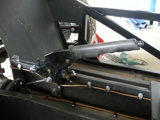 Handbrake lever